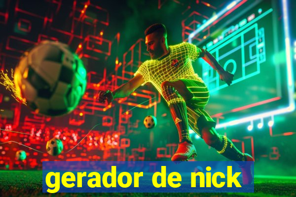 gerador de nick